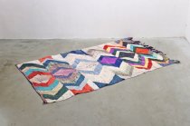 モロッコ ボ・シャルウィット ラグ 手織り カーペット ベルベル民族 絨毯 敷物 