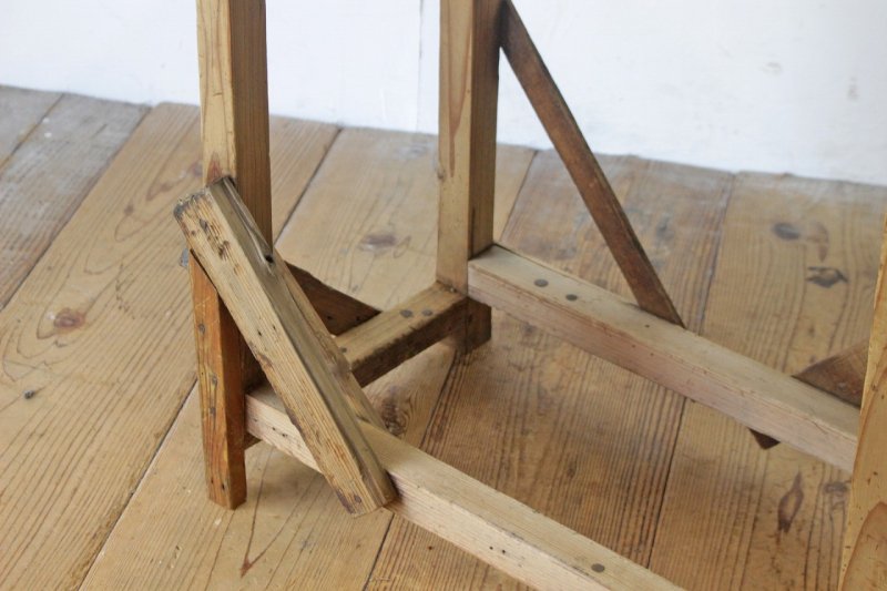 ヴィンテージ 作業台 展示台 テーブル 古材 無垢材 古道具 レトロ 昭和