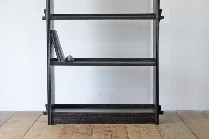 レトロな楔の本棚古道具古家具ヴィンテージ