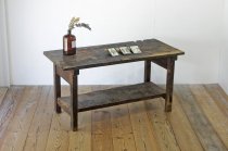 ヴィンテージ 作業台 展示台 テーブル 机 古材 無垢材 古道具