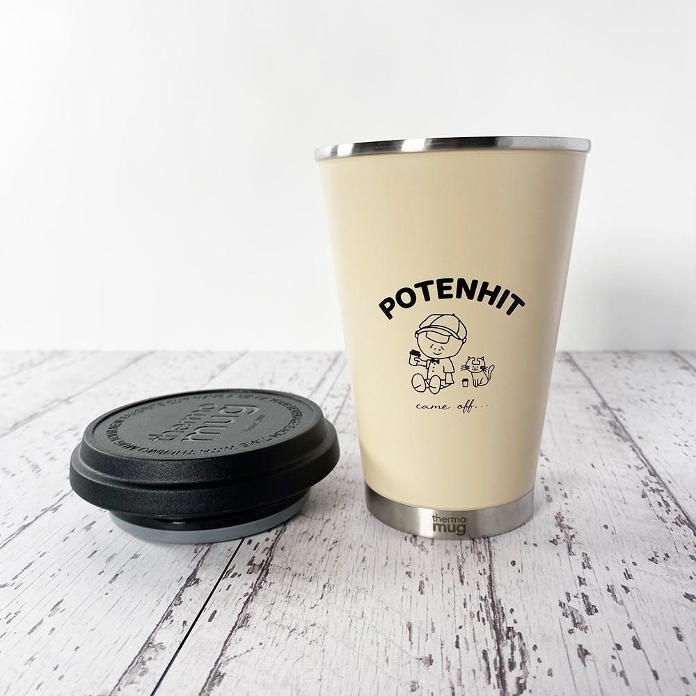 Thermo Mug Character おでこ取れちゃったくん ネコ Mobile Tumbler Poten Hit Online Store