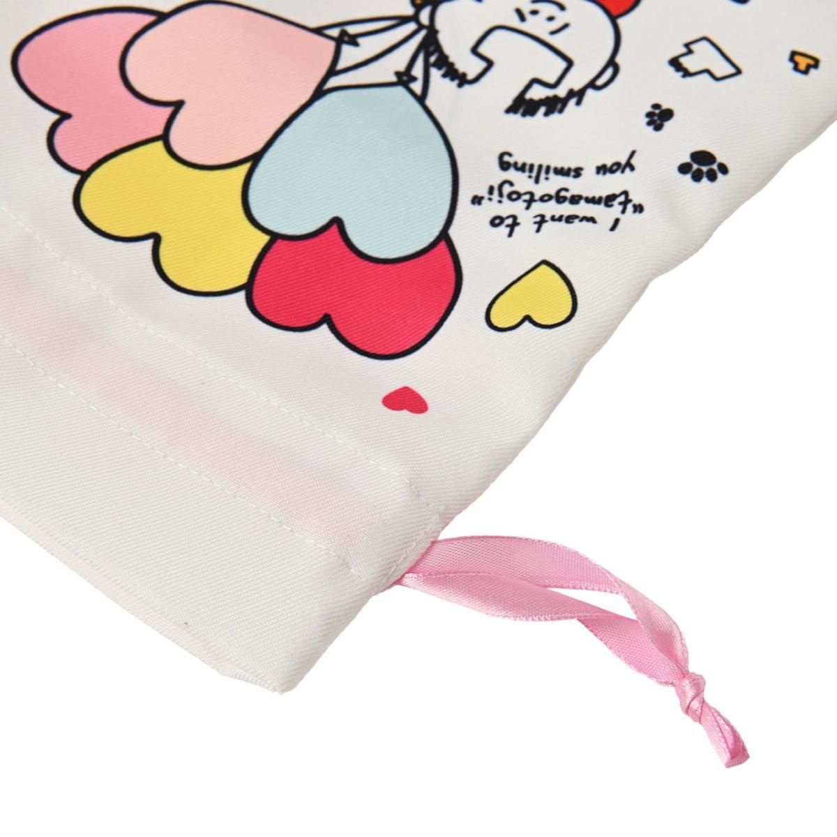 おでこ取れちゃったくん/巾着ポーチ - POTENHIT ONLINE STORE