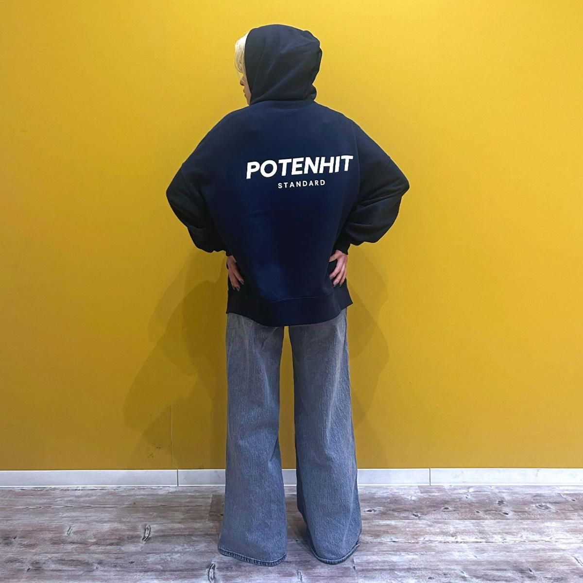スタンダードロゴ オーバーサイズ パーカ - POTENHIT ONLINE STORE