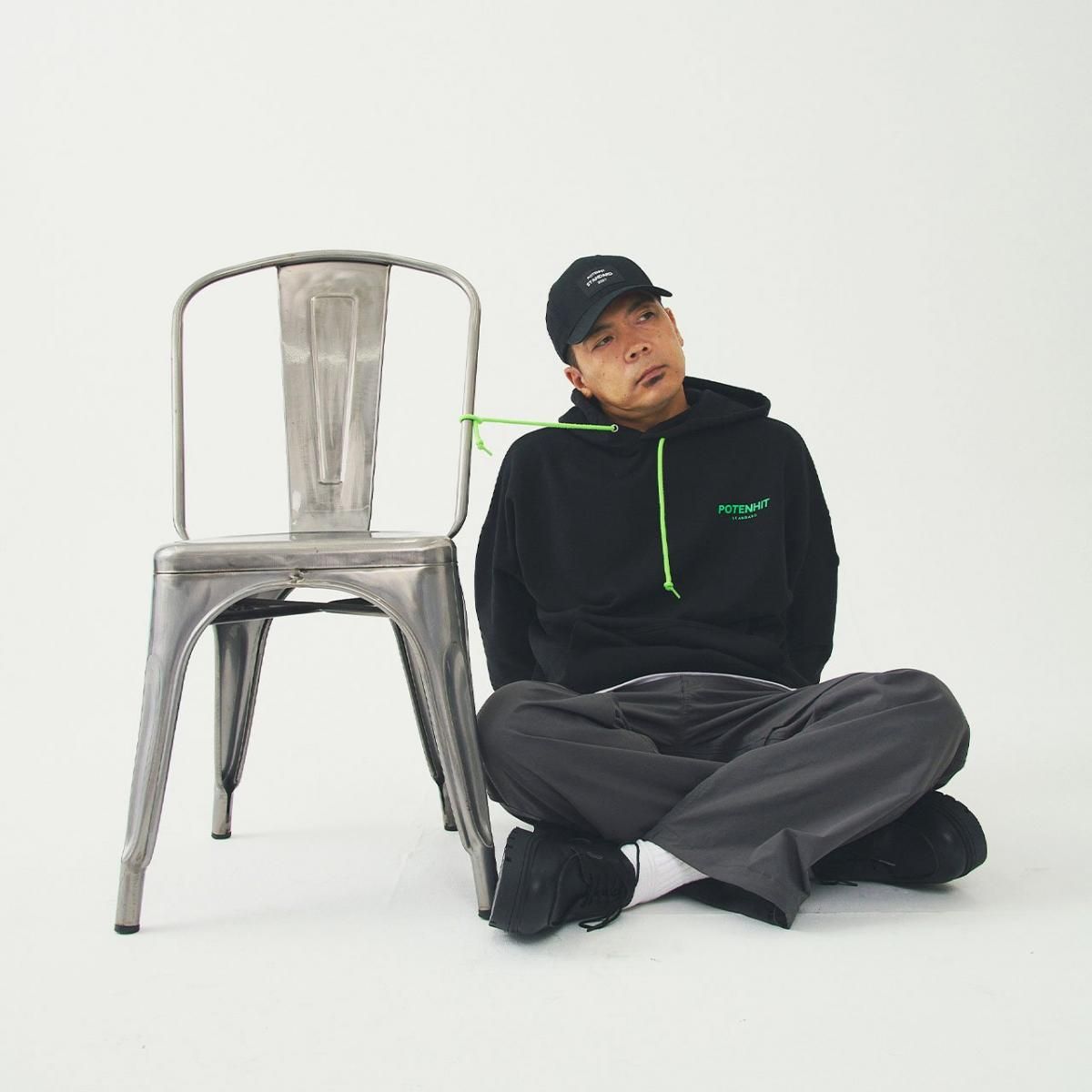 スタンダードロゴ オーバーサイズ パーカ - POTENHIT ONLINE STORE