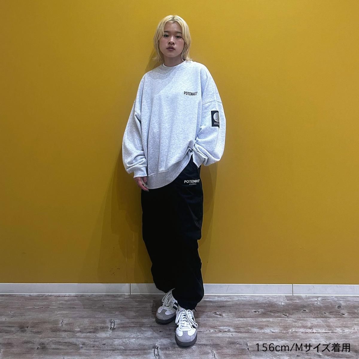 スクエアロゴ オーバーサイズ スウェット - POTENHIT ONLINE STORE