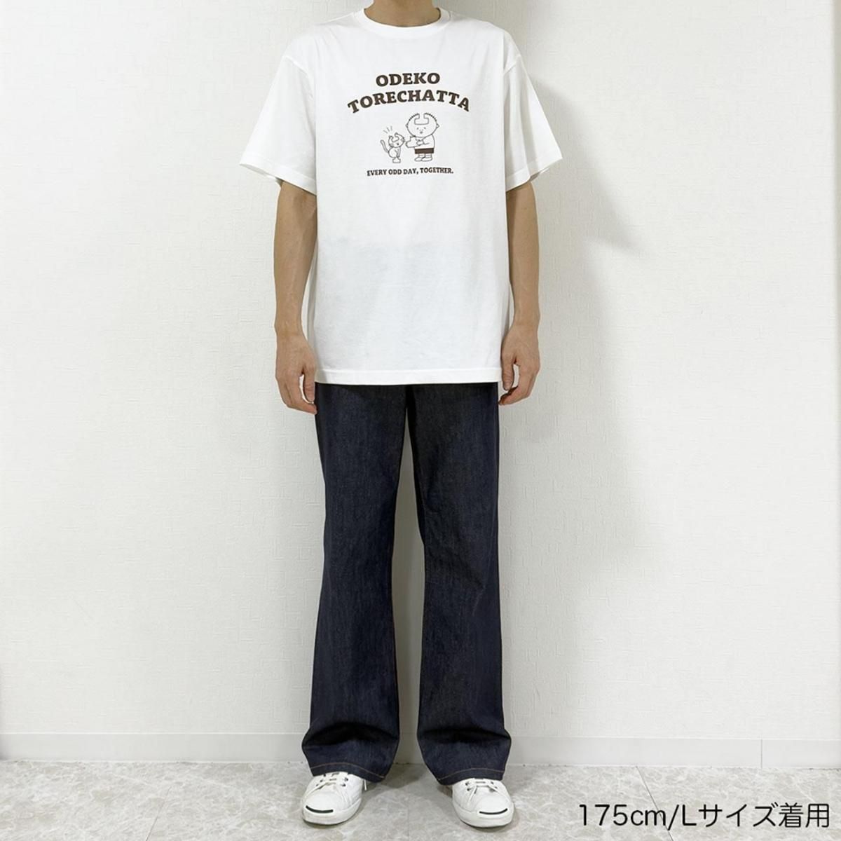 おでこ取れちゃったくん＆ネコくん/Tシャツ - POTENHIT ONLINE STORE