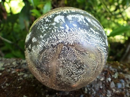 天然石　高品質　アパタイトスフィア　シラー✨✨大きめ約6.2センチNo.1261 天然石 高品質 アパタイトスフィア シラー✨✨大きめ約6.2センチ