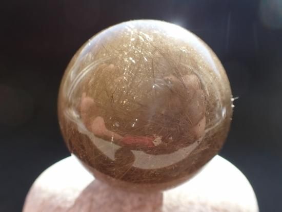 ルチルクォーツ丸玉42mm ルチルクォーツ丸玉・13 42mm/104g 8,000→5割引9,000 - ザ