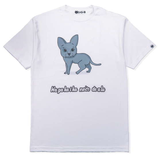 Nyannyan ニャンニャン Russian Blue T Shirts ロシアンブルー Tシャツ Bace Nyannyan ニャンニャン Russian Blue T Shirts ロシアンブルー Tシャツ Bace