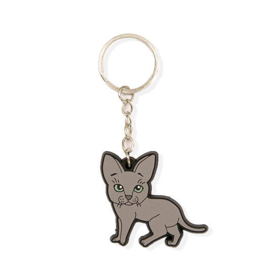 Nyannyan ニャンニャン Russianblue ロシアンブルー Keyholder キーホルダー Bace Nyannyan ニャンニャン Russianblue ロシアンブルー Keyholder キーホルダー Bace