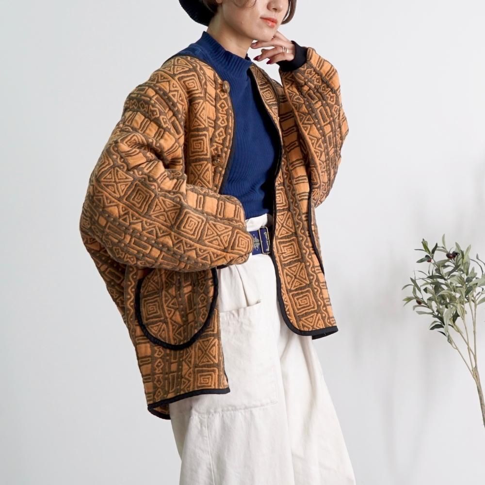 UZUiRO 6重ガーゼノーカラージャケット ウズイロ 6重ガーゼノーカラー