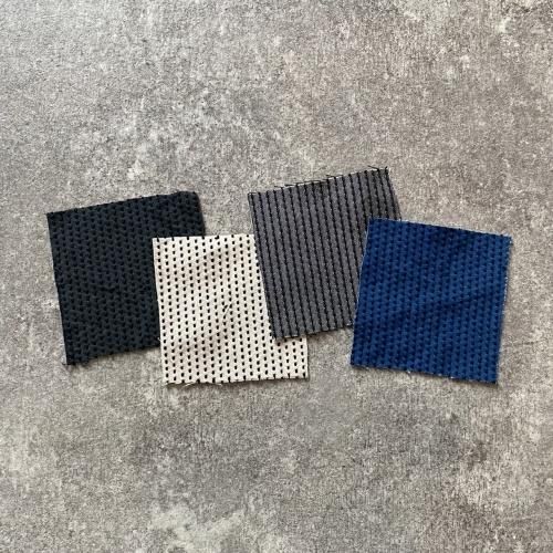 【生地サンプル】ボトムス/三河木綿 刺し子織/10×10cm