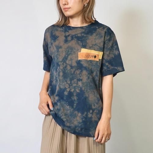 パッチアート刺繍Tシャツ/和歌山県産ニット