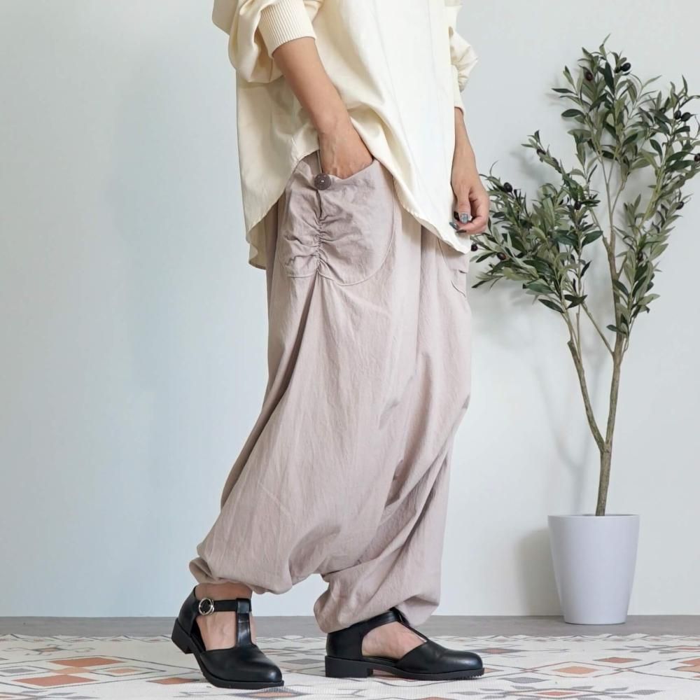 三河織物サルエルパンツ