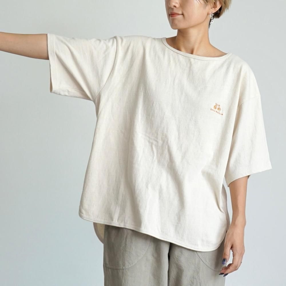 ビッグシルエットTシャツ「ケッタマシーン」/4カラー/愛知県産スラブニット