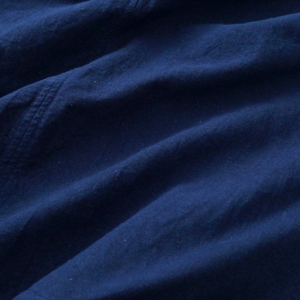藍染めベスト三河織物