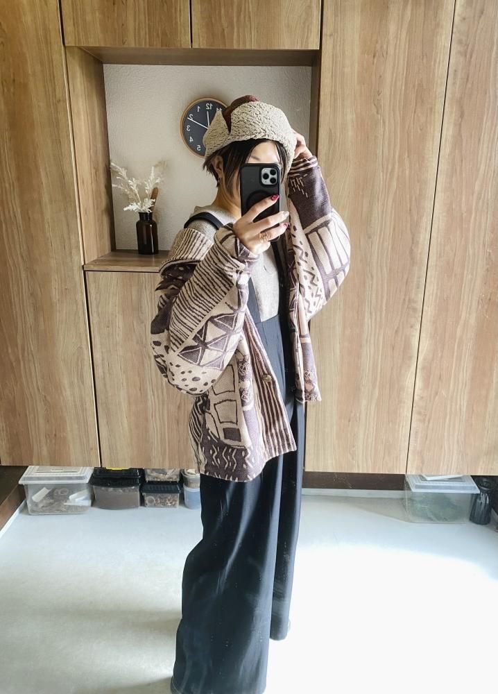【新品】maru scallop spring coat ベージュ Grain Finish Flap Front Jacket - beige - Mame Kurogouchi