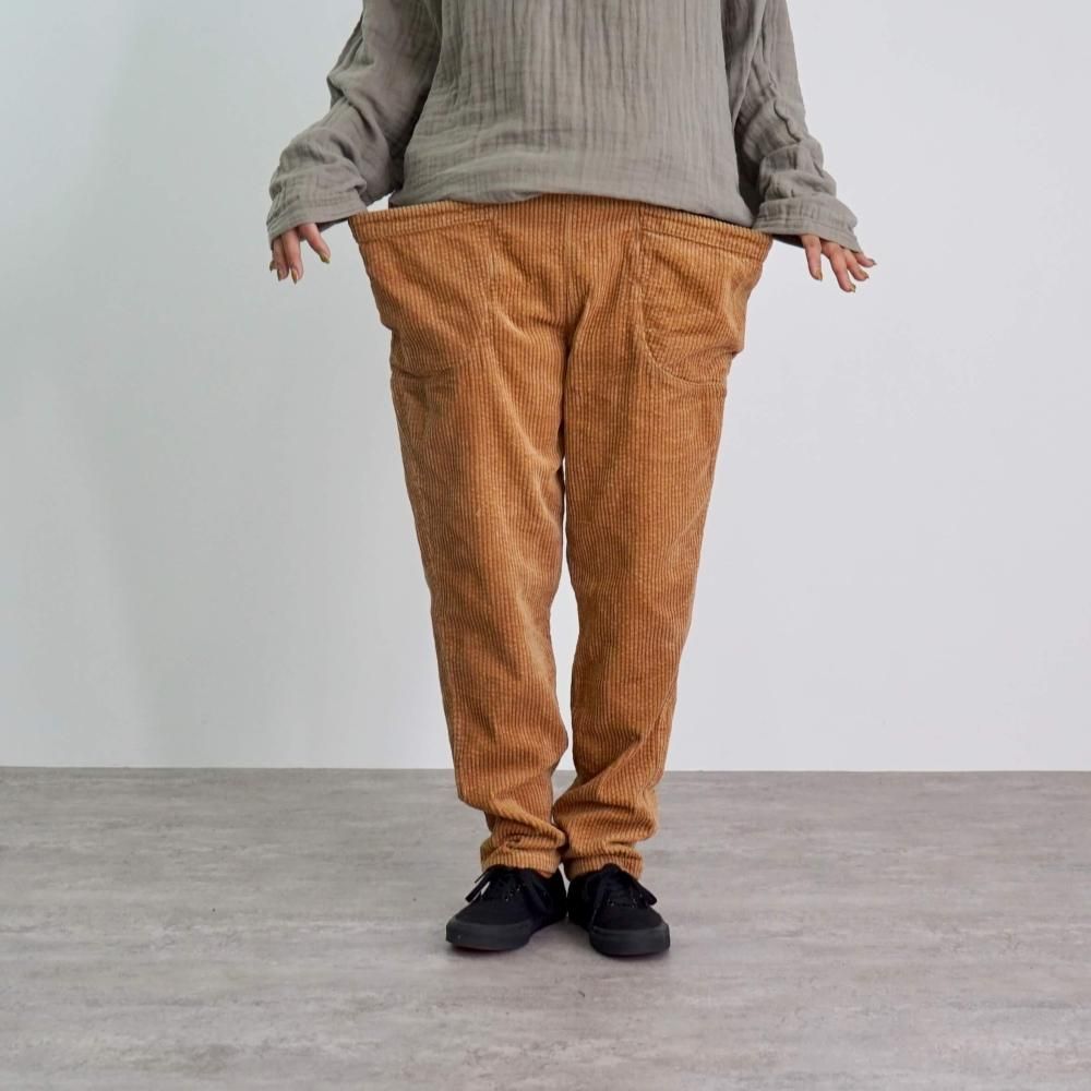 コーデュロイキャンプワークパンツ/ブラウン/遠州織物 | 柔らかい素材