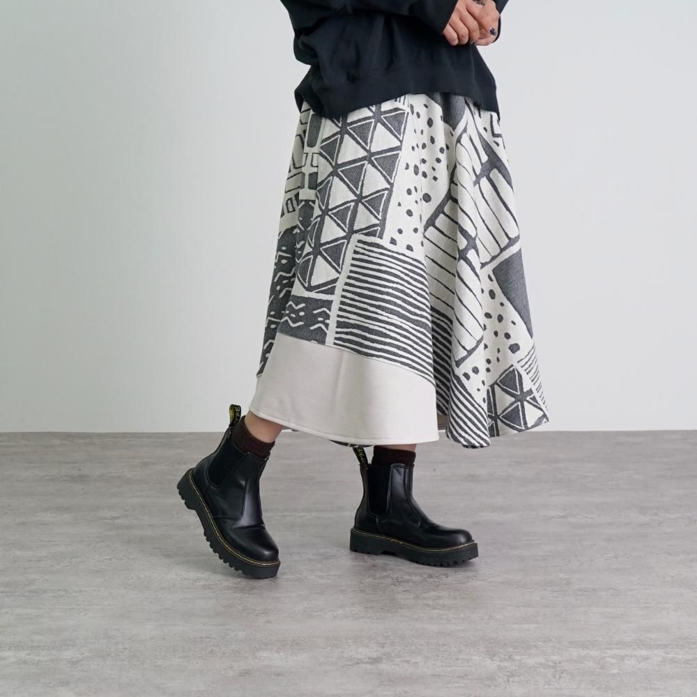 サーキュラースカート | 生成り | 三河織物 - UZUiRO/公式オンライン