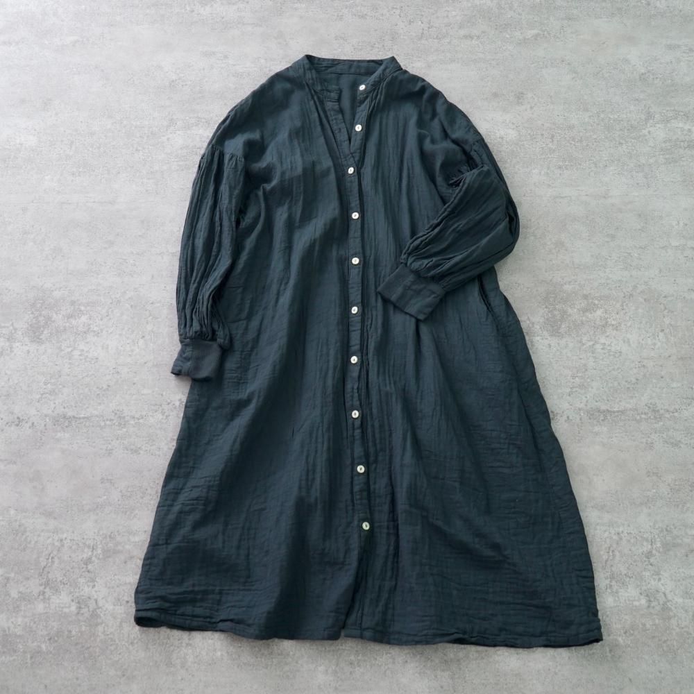 Parc.1 ブラック×カーキ　シャツワンピース　SIZE1 Parc.1 HAPPY SHOP