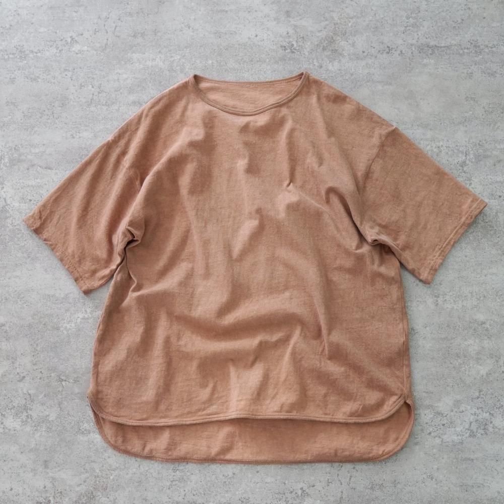 メンズスリットTシャツ | コーラルピンク - UZUiRO/公式