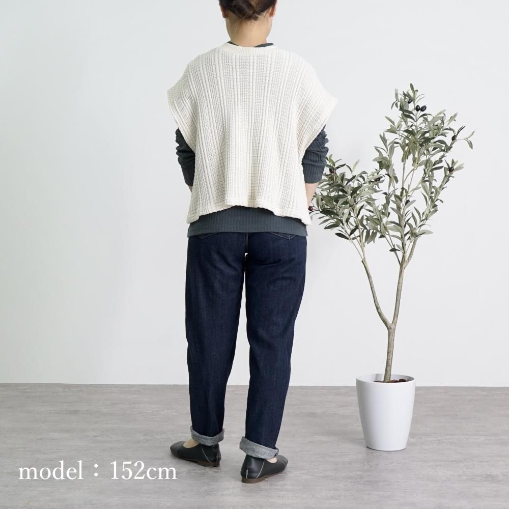 2wayショートニットベスト