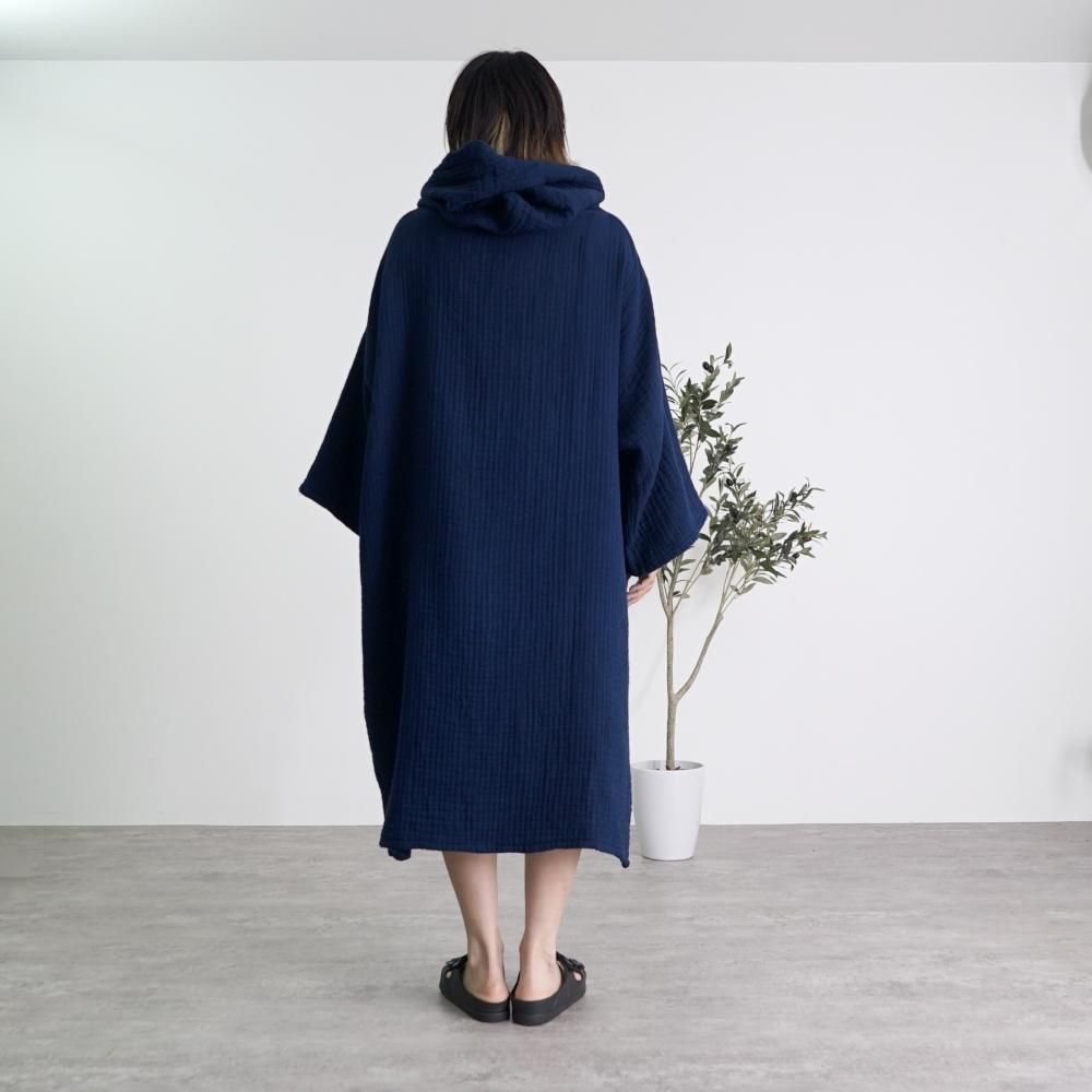 サウナポンチョ | 3カラー | 6重ガーゼ - UZUiRO/公式オンラインショップ