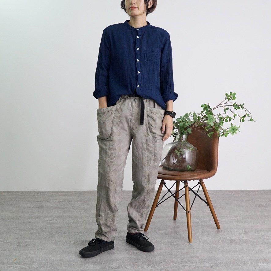 ひし形キャンプワークパンツ | カーキ | 三河織物 - UZUiRO/公式