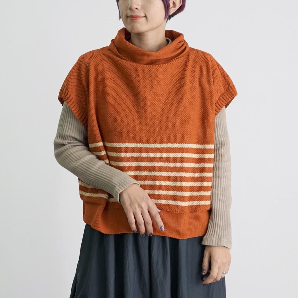 uzuiro しましまトレーナー 黄色 ストライプ しましまトレーナー/愛知県産ニット | UZUiRO×So_maruのコラボ