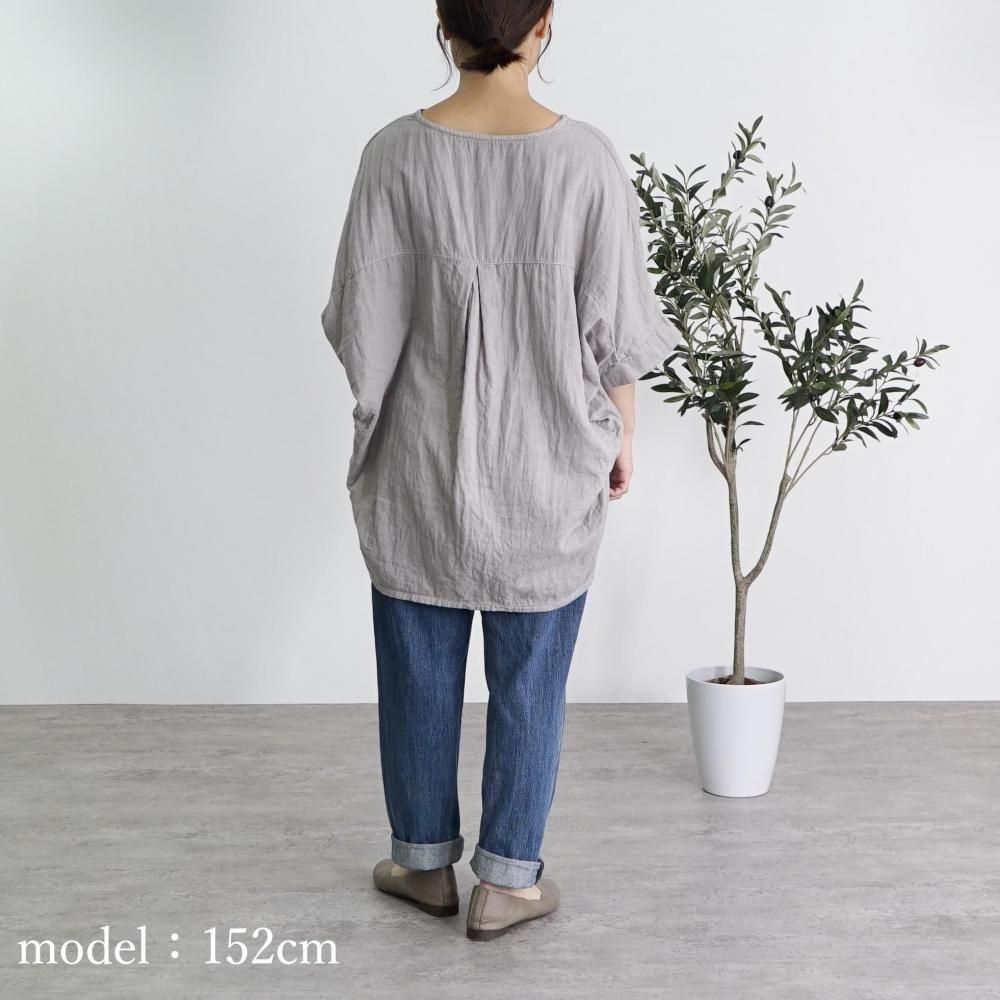 専用　UZUiRO　ウズイロ　バルーンタックガーゼTシャツ バルーンタックガーゼTシャツ | 軽やかな着心地 - UZUiRO