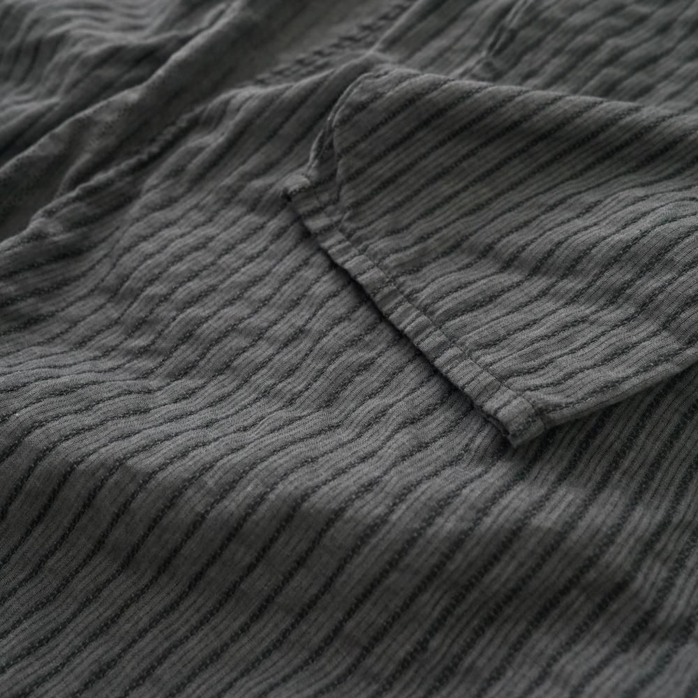 ストライプシースルー羽織 | ブラック - UZUiRO(ウズイロ