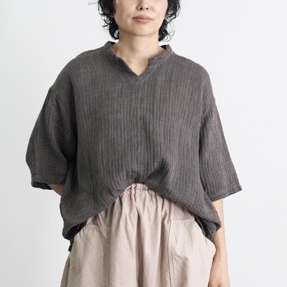 A16236 美品 DEVOA リネン和紙　バルーンパンツ　グレー　3 A16236 美品 DEVOA リネン和紙 バルーンパンツ グレー 3 - メルカリ
