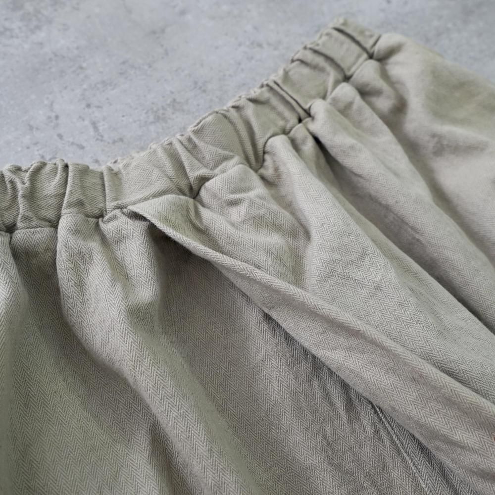 22SS☆コパノ86　オリバーパンツ　ヘリンボーン　バックルバック　2タック 2022SS Copano86 コパノ86 Oliver Pants オリバーパンツ