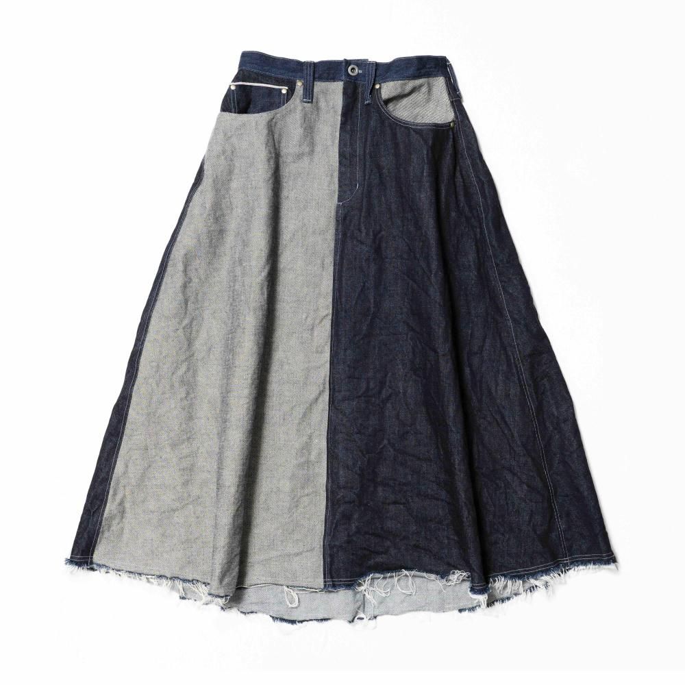 【新品】コットンリネンデニムスカート【タグなし】 楽天市場】デニムスカート タイトスカート ロングスカート デニム