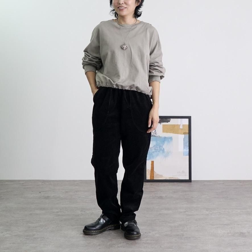 すっきりサルエルパンツ UZUIRO スッキリサルエルパンツ | ブラウン - UZUiRO/公式オンライン