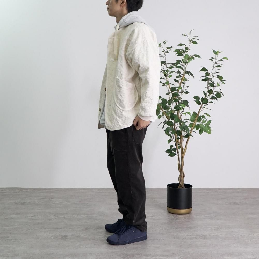 UZUIRO 日本製 ノーカラージャケット 6重ガーゼノーカラージャケット/生成り/三河木綿 ジャケット UZUiRO