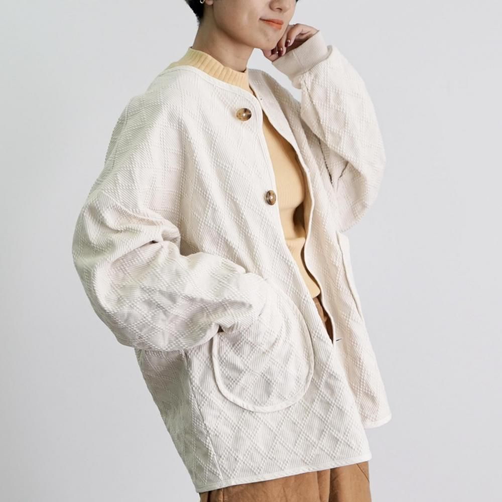 UZUIRO 日本製 ノーカラージャケット 6重ガーゼノーカラージャケット/ブラック/三河木綿