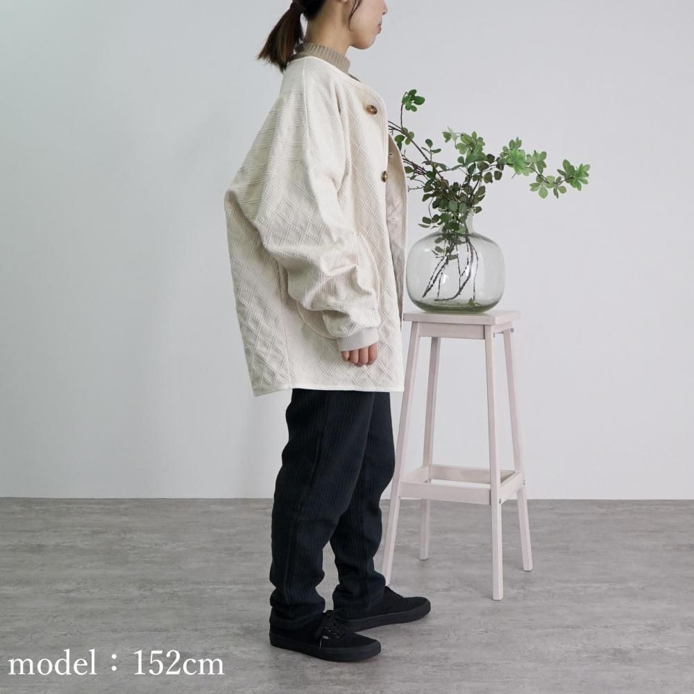 UZUIRO 日本製 ノーカラージャケット 6重ガーゼノーカラージャケット/生成り/三河木綿 ジャケット UZUiRO