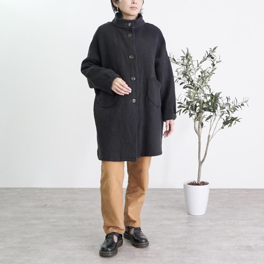 キャンプワークパンツ/生成り/三河木綿一本刺し子