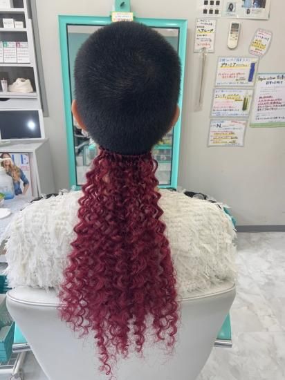 襟足ラッチフック - hair Design EL-black - 池袋 - エルブラック - コーンロウブレイズの専門店