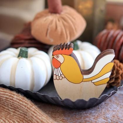 おんどり 木製オブジェ 単品【Anna Wiscombe】