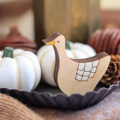ガチョウ 木製オブジェ 単品【Anna Wiscombe】