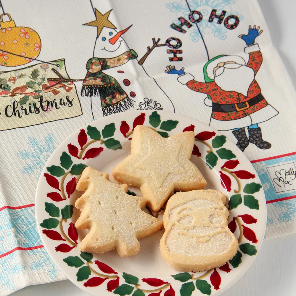 クリスマス ティータオル【MollyMac】 - イギリス花模様雑貨と輸入