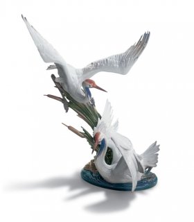 ɥ Lladro     01001456 CRANES