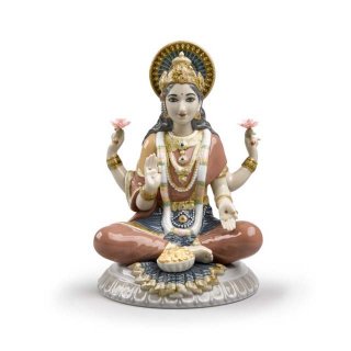 リヤドロ Lladro 【 ラクシュミ 】  01009229 Goddess Sri Lakshmi