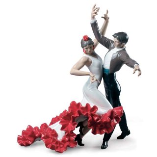 リヤドロ Lladro 【 フラメンコダンサー 】  01009333 Flamenco dancers Couple Figurine