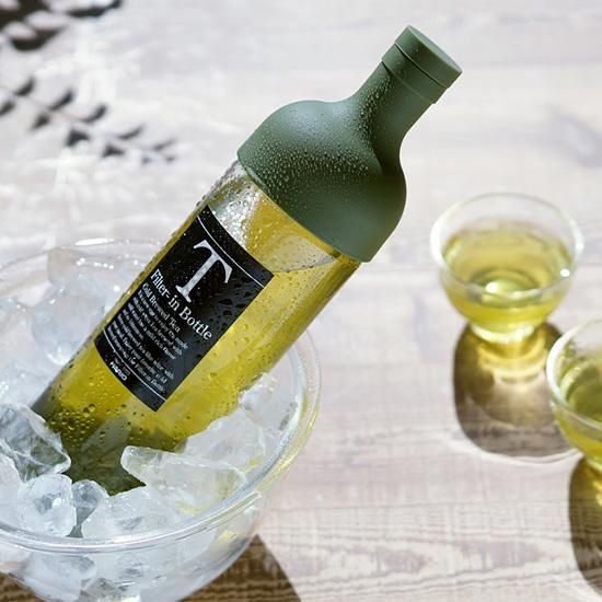 ハリオ フィルターインボトル 750ml (レッド・グリーン) - 知覧