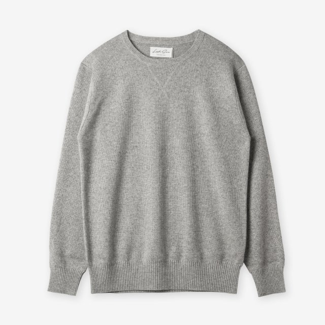 <span>SilkCashmere Milano Rib Crew-neck / Light Grey</span>륯ߥ ߥΥ 롼ͥå˥å / 饤ȥ졼