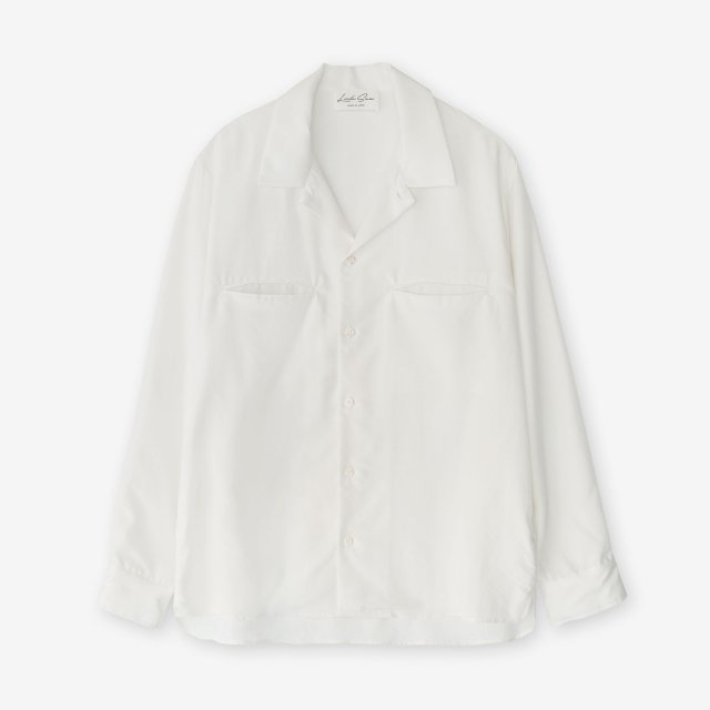 <span>Silk Open Collar Shirts / Off White</span>륯 ߥ / եۥ磻