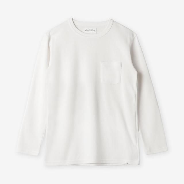 <span>SilkCotton Crew-neck Long Sleeve / White</span>륯åȥ 롼ͥåĹµT / ۥ磻